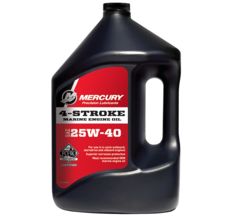 MERCURY 4-Stroke Marine Engine Min Oil 25W-40 4 L Lodný motorový olej 4 takt - 4L